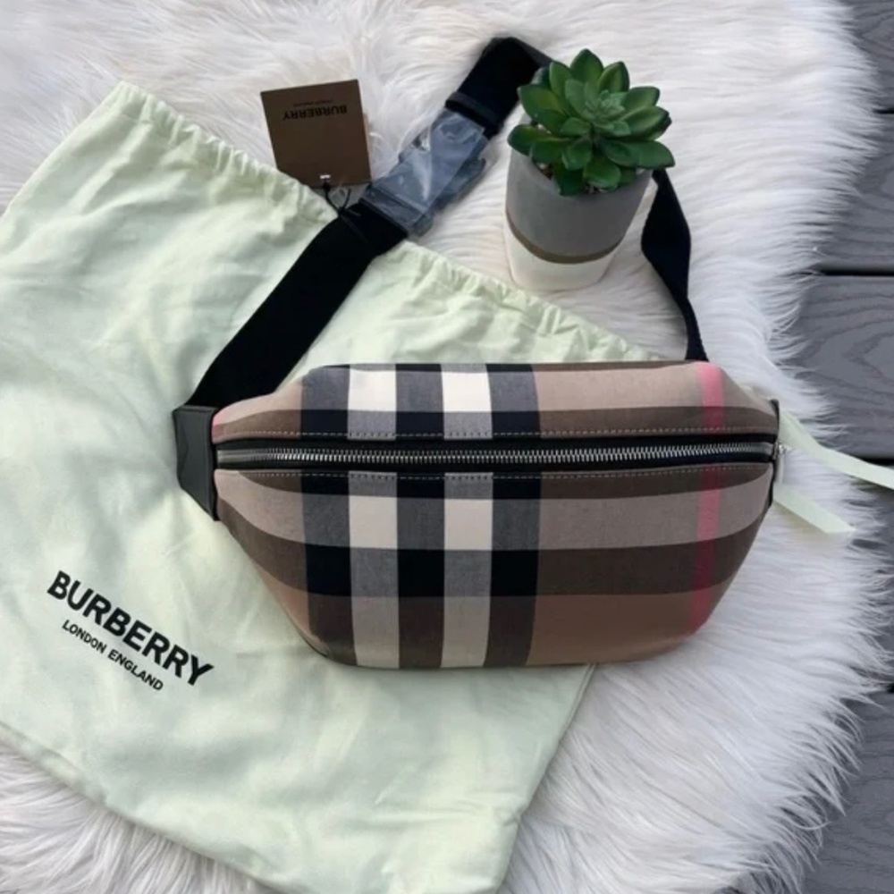 Burberry Plaid Belt Bag